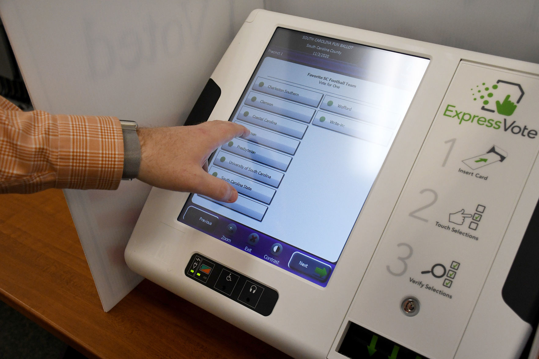 Demonstration of new statewide paper-based voting system (copy)